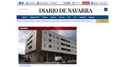 Desktop Screenshot of diariodenavarra.es